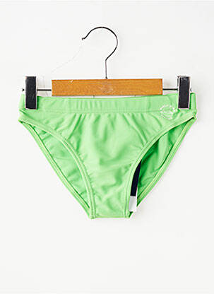 Slip de bain stretch vert MONDACA garçon