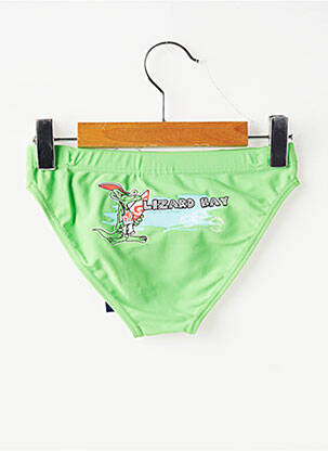 Slip de bain stretch vert MONDACA garçon