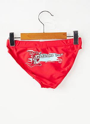 Slip de bain stretch rouge MONDACA garçon