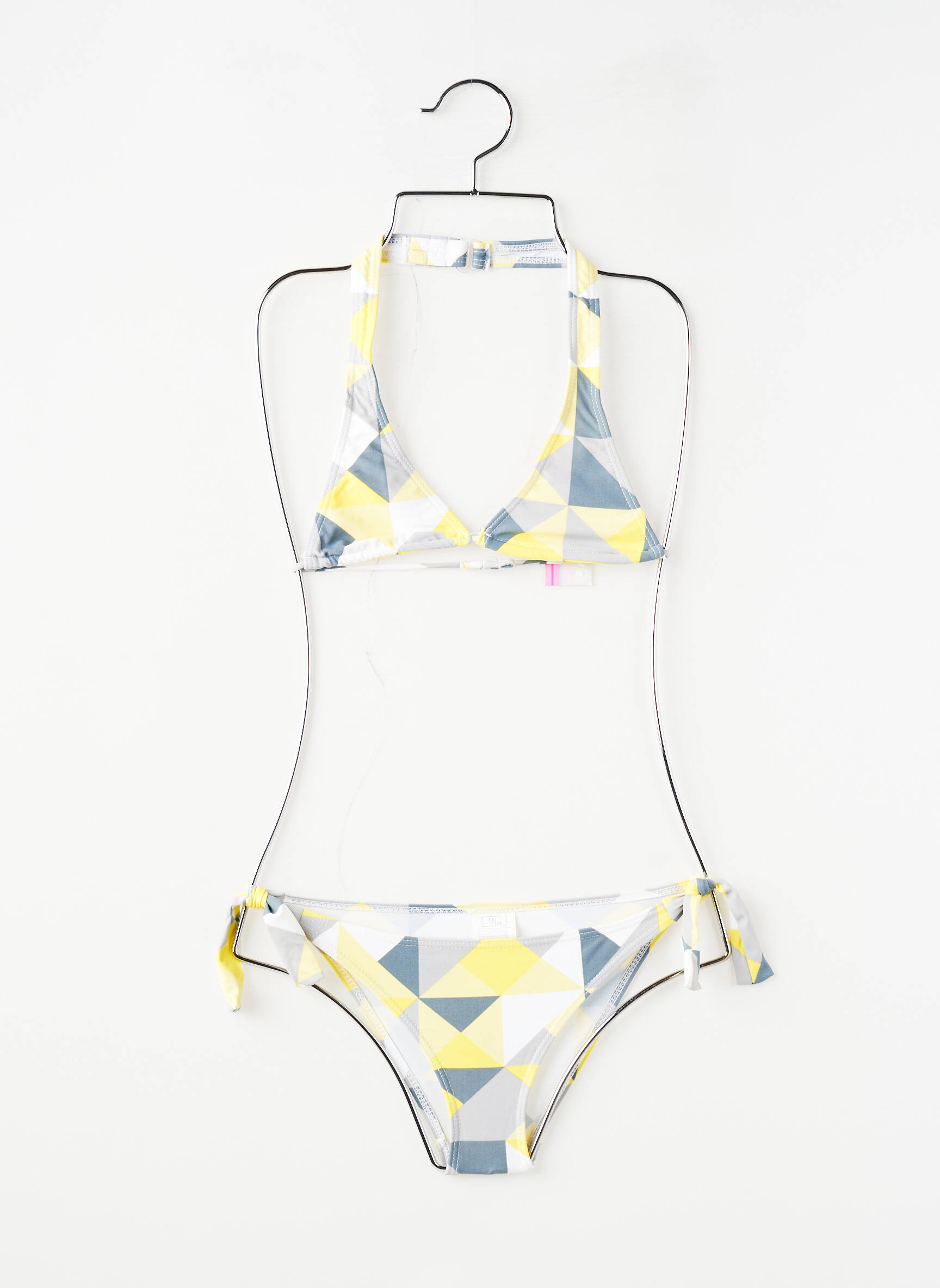 Maillot de bain 2 pièces stretch gris BEACHWEAR fille