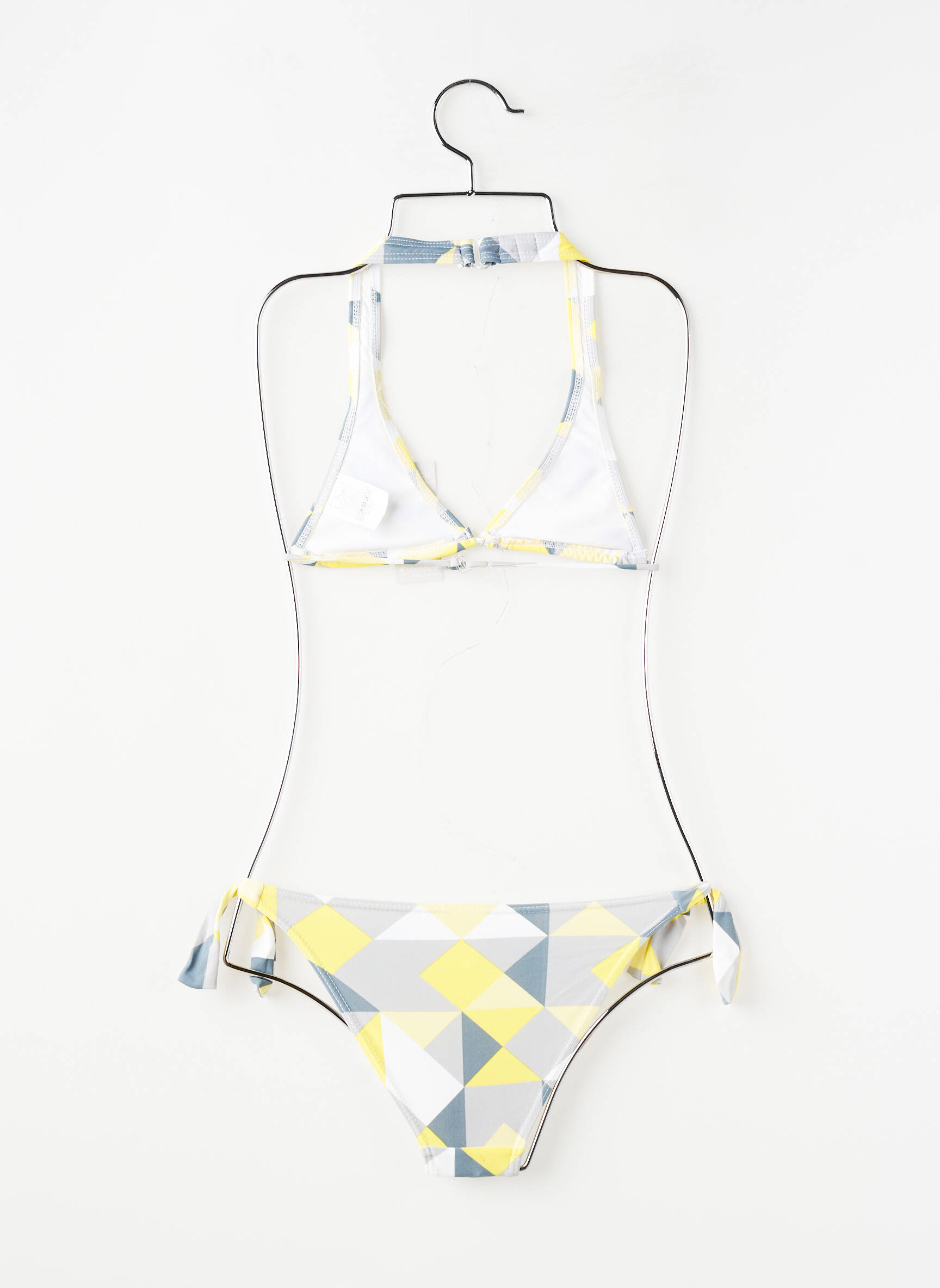 Maillot de bain 2 pièces stretch gris BEACHWEAR fille