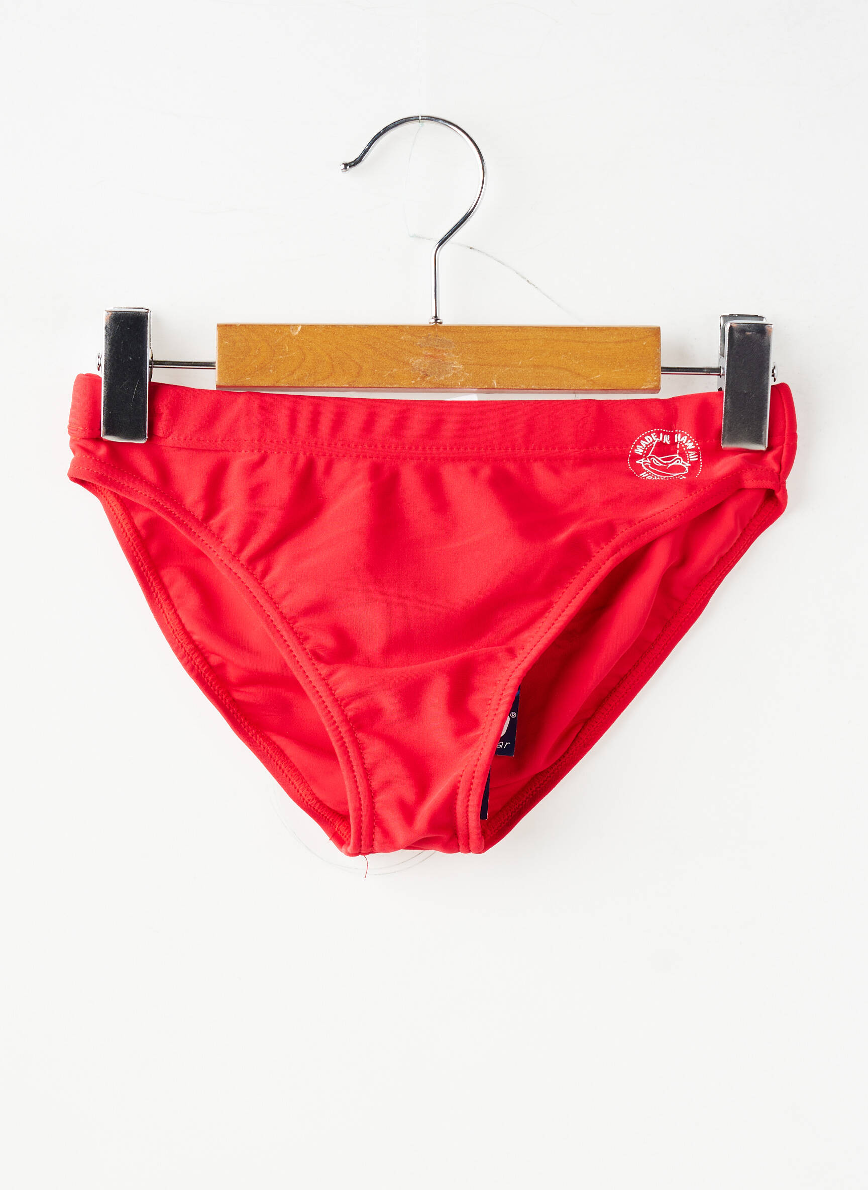 Slip de bain stretch rouge MONDACA garçon
