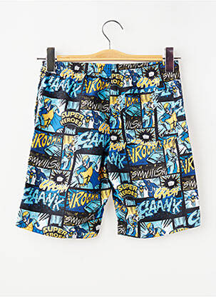Short de bain imprimé fantaisie bleu MONDACA garçon