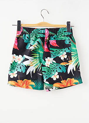 Short de bain fermeture liens à nouer noir MONDACA garçon