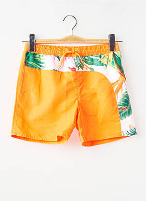 Short de bain imprimé fantaisie orange MONDACA garçon