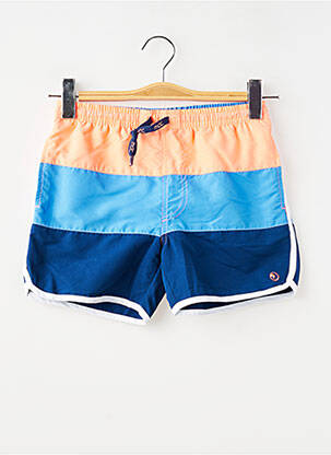 Short de bain fermeture liens à nouer bleu MONDACA garçon