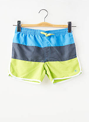 Short de bain fermeture liens à nouer vert MONDACA garçon