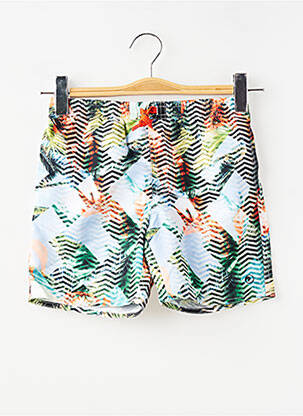 Short de bain tissage popeline bleu MONDACA garçon