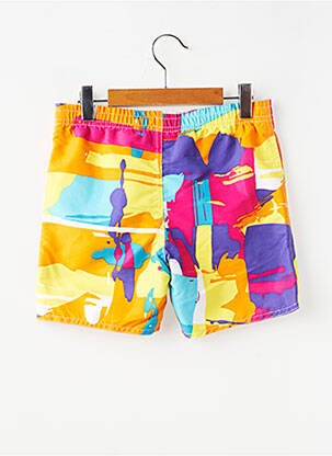 Short de bain imprimé fantaisie orange MONDACA garçon