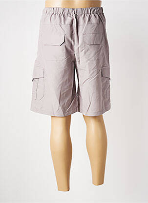 Bermuda taille élastique taille normale gris OAKS VALLEY homme
