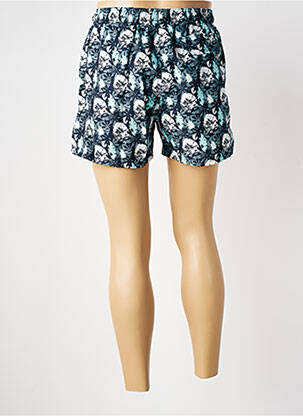 Short de bain imprimé fantaisie bleu BEACH VALLEY homme