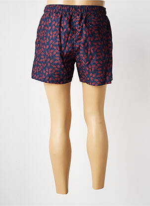 Short de bain imprimé fantaisie bleu BEACH VALLEY homme