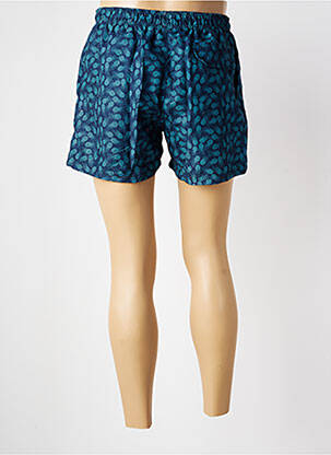 Short de bain imprimé fantaisie bleu BEACH VALLEY homme
