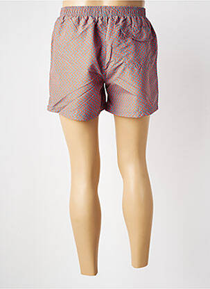 Short de bain fermeture liens à nouer orange LAGON BLEU homme