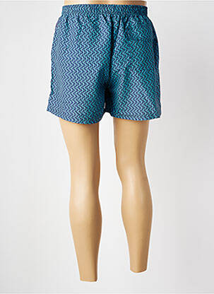 Short de bain fermeture liens à nouer bleu LAGON BLEU homme