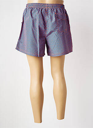 Short de bain fermeture liens à nouer bleu LAGON BLEU homme