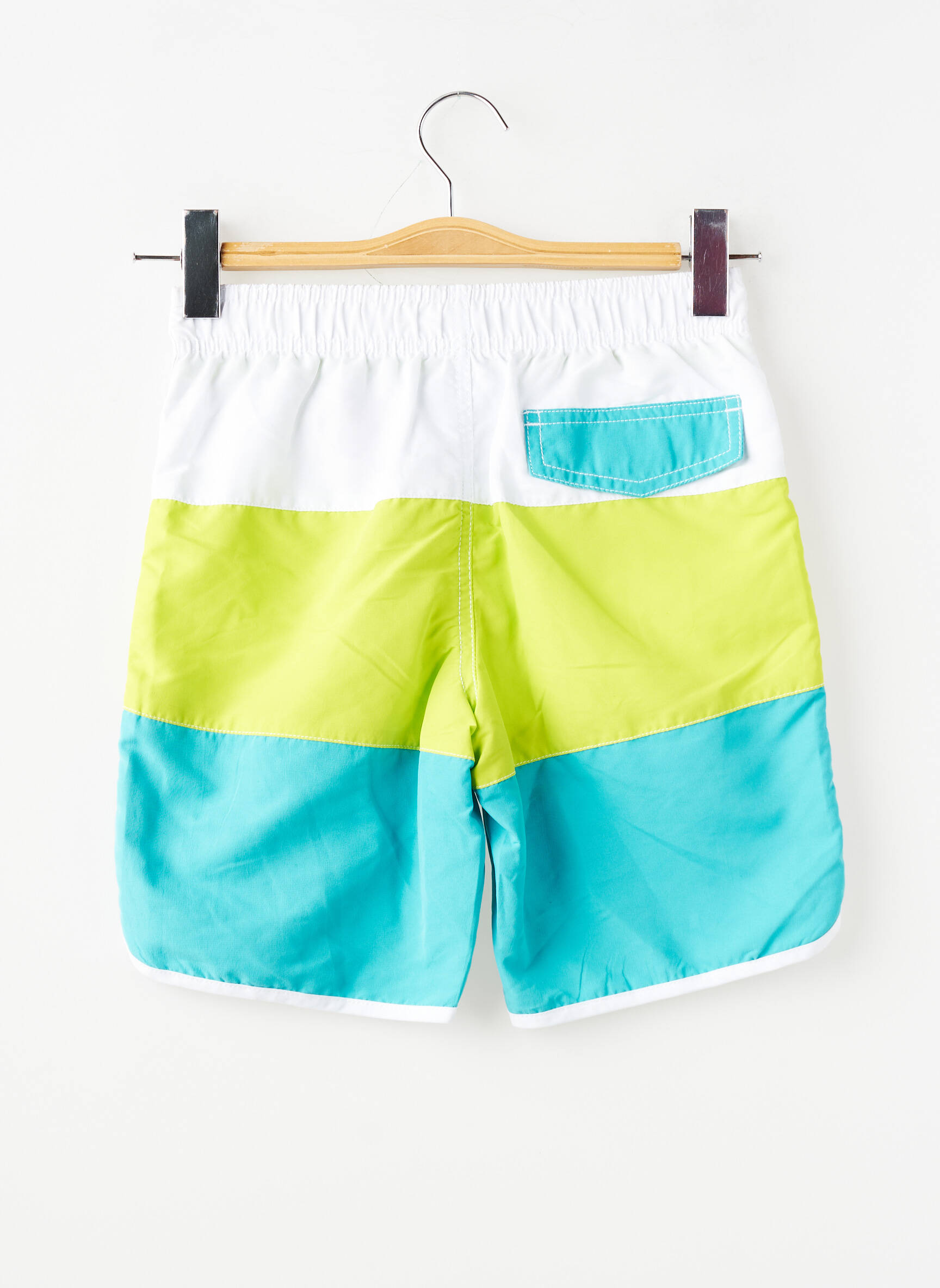 Short de bain fermeture liens à nouer bleu MONDACA garçon