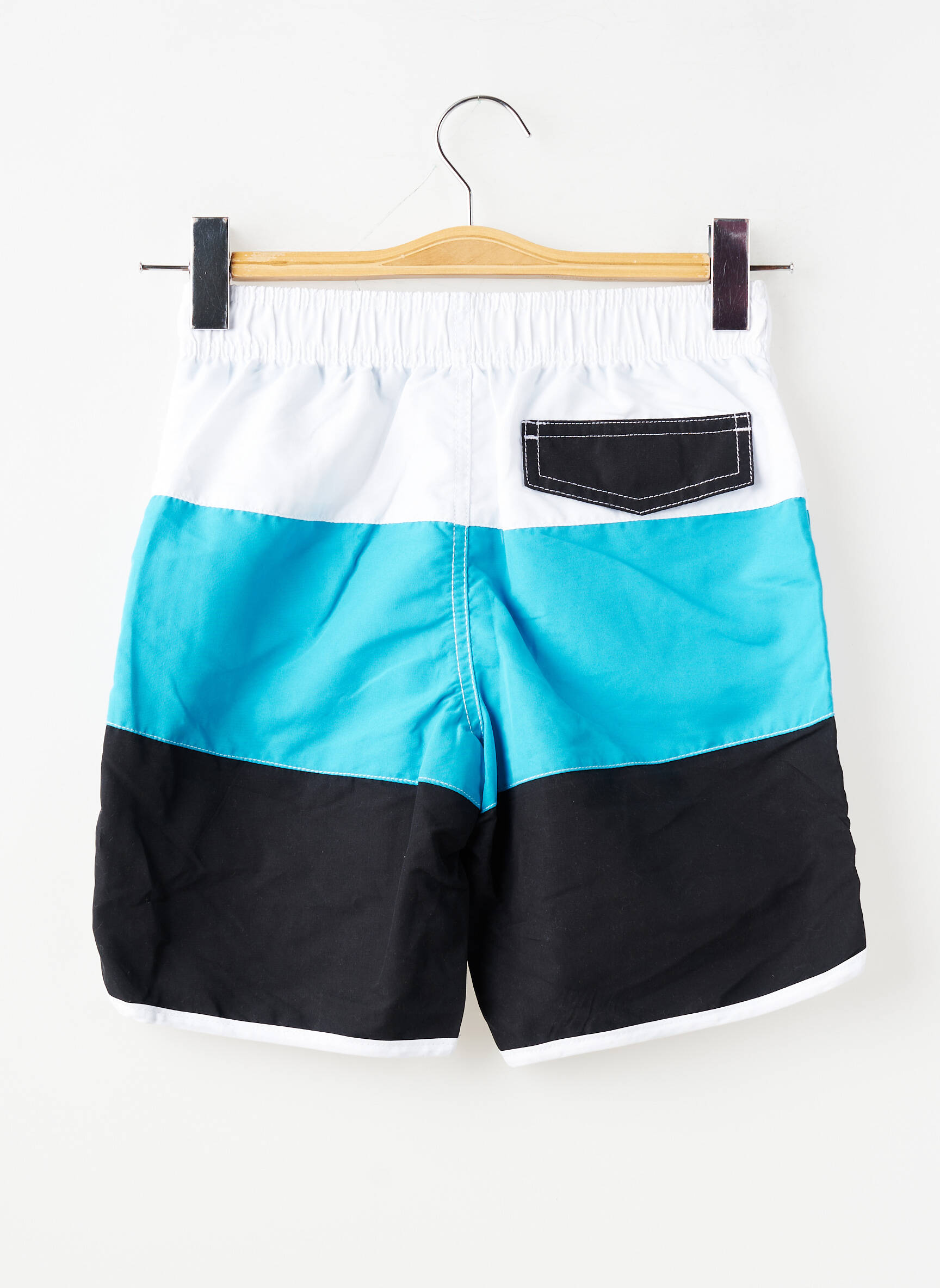 Short de bain fermeture liens à nouer bleu MONDACA garçon