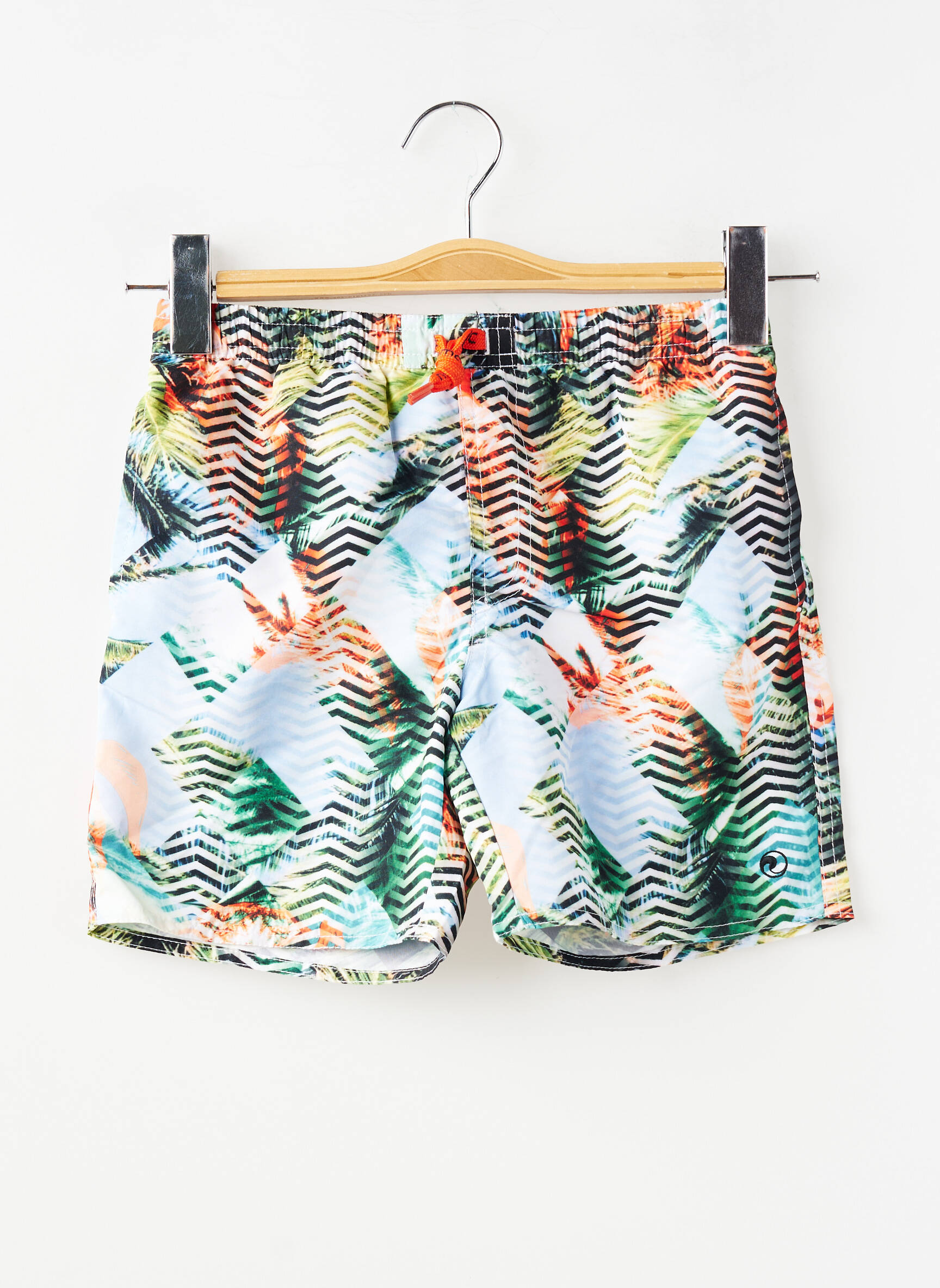 Short de bain tissage popeline bleu MONDACA garçon
