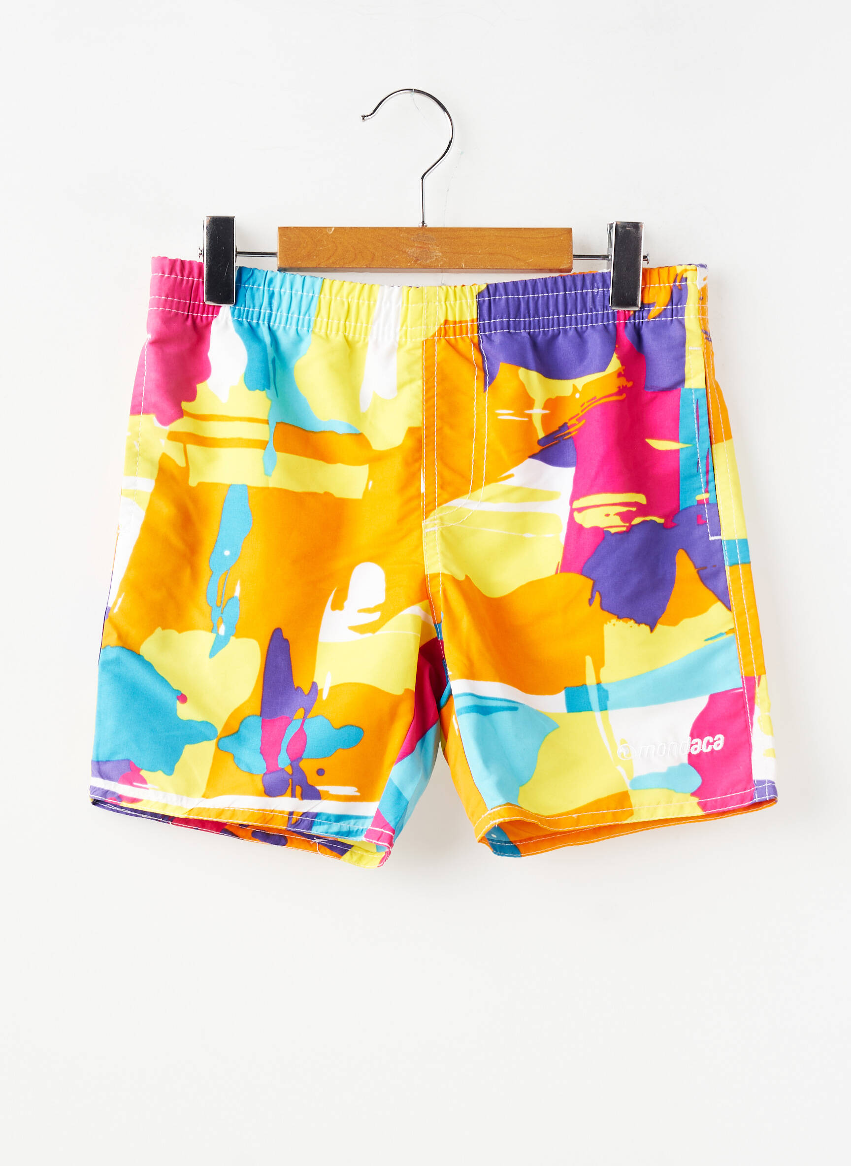 Short de bain imprimé fantaisie orange MONDACA garçon