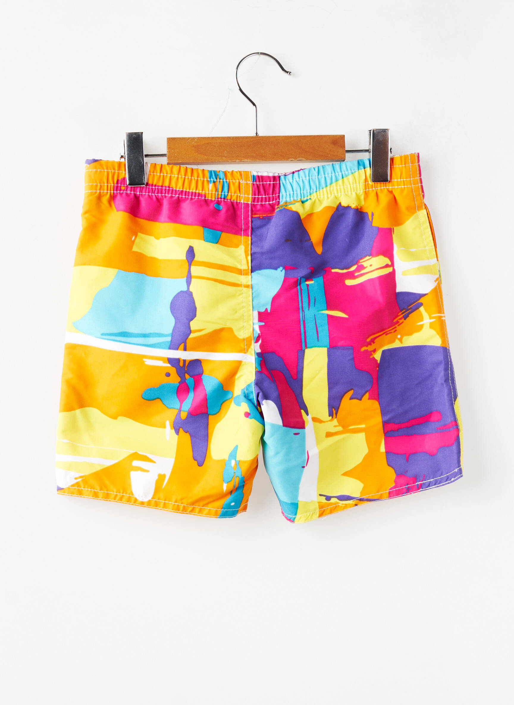 Short de bain imprimé fantaisie orange MONDACA garçon