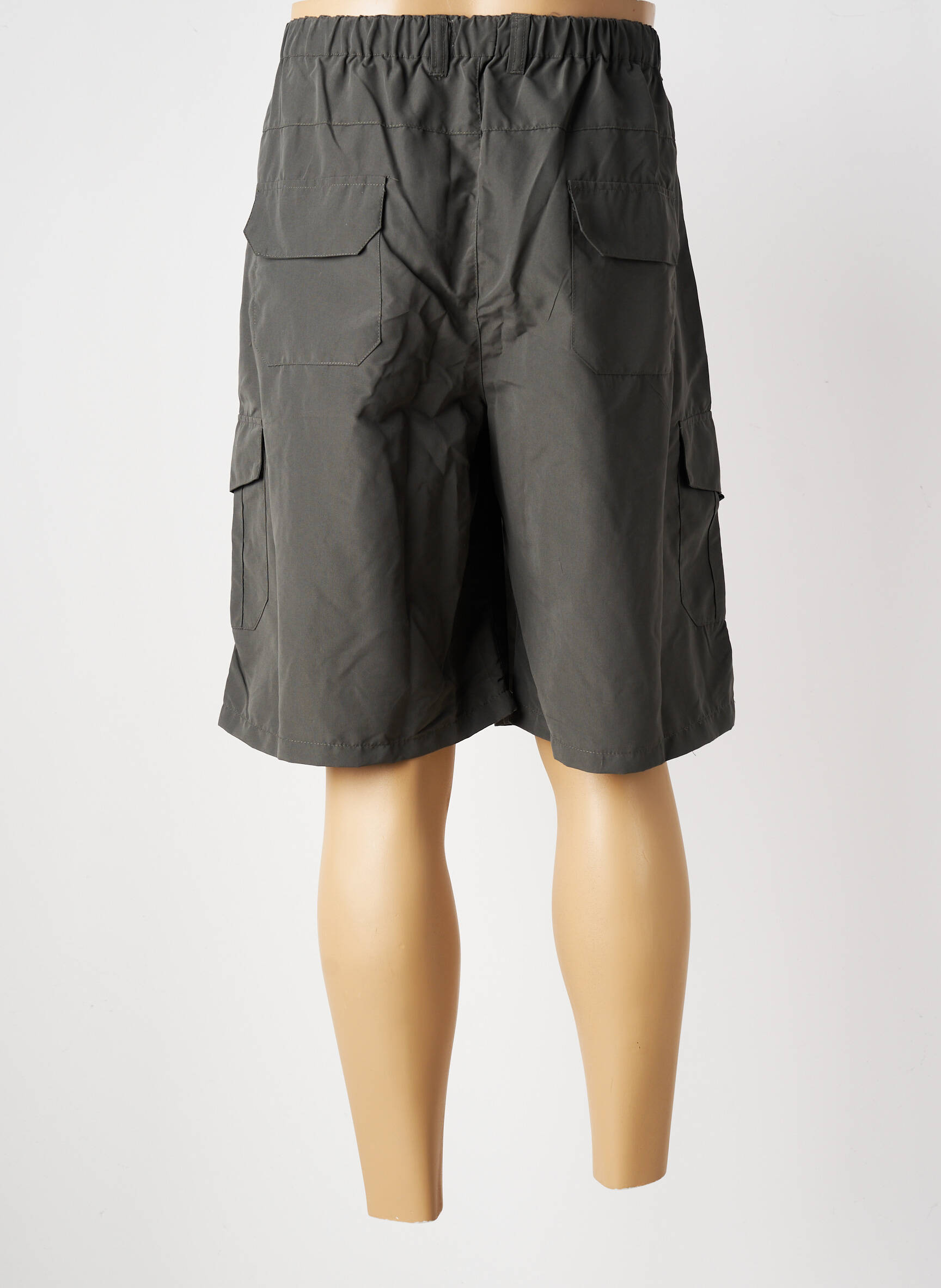 Bermuda taille élastique taille normale vert OAKS VALLEY homme