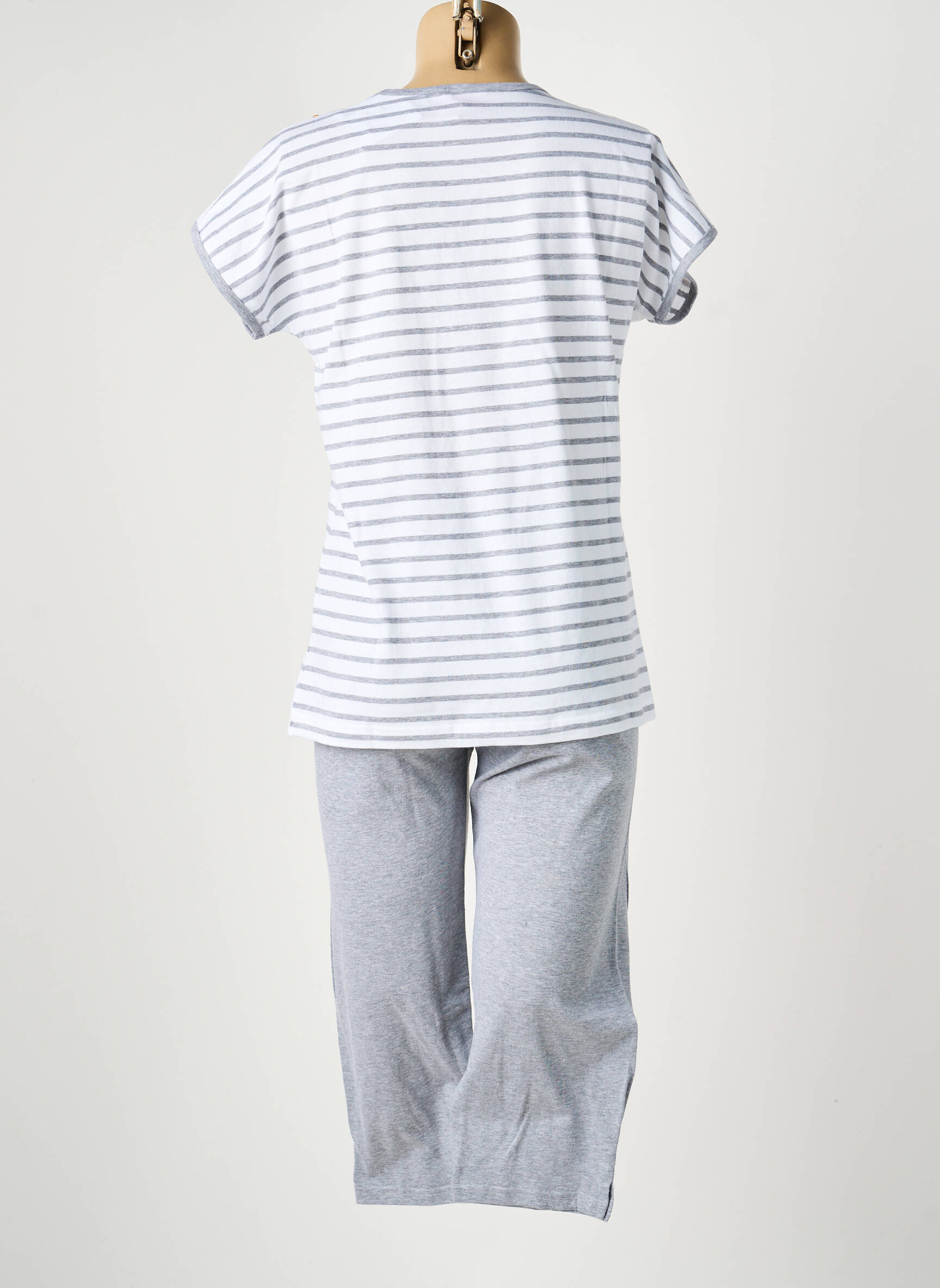 Pyjama manches courtes gris ROSE POMME femme