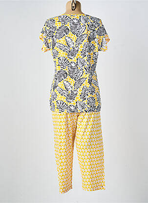 Pyjama manches courtes jaune ROSE POMME femme