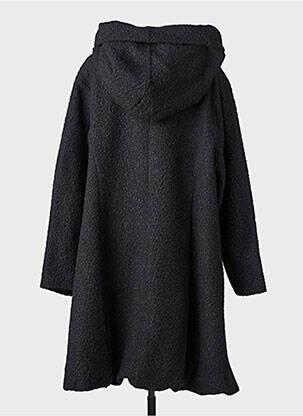 Manteau long fermeture boutonnée sur le devant sans capuche noir OLIVER JUNG femme