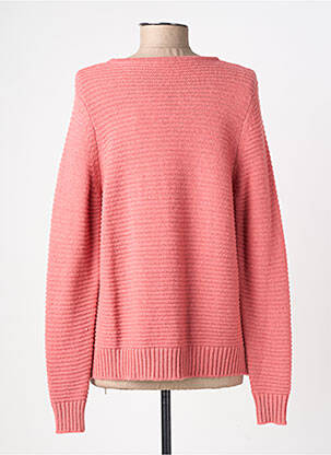Gilet manches longues col rond rose BARBARA LEBEK femme
