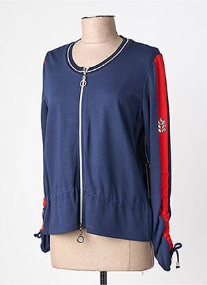Veste casual col rond bleu BETTY BARCLAY femme