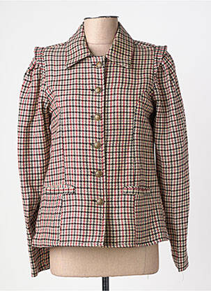 Veste chic poches rouge AGATHE & LOUISE femme