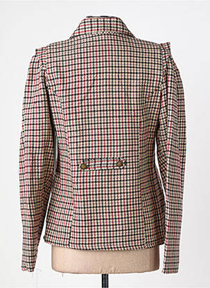 Veste chic poches rouge AGATHE & LOUISE femme