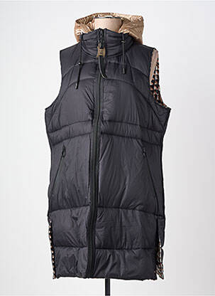 Doudoune poches a capuche noir ZIA BRAND femme