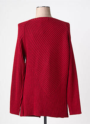 Gilet manches longues stretch rouge FRED SABATIER femme