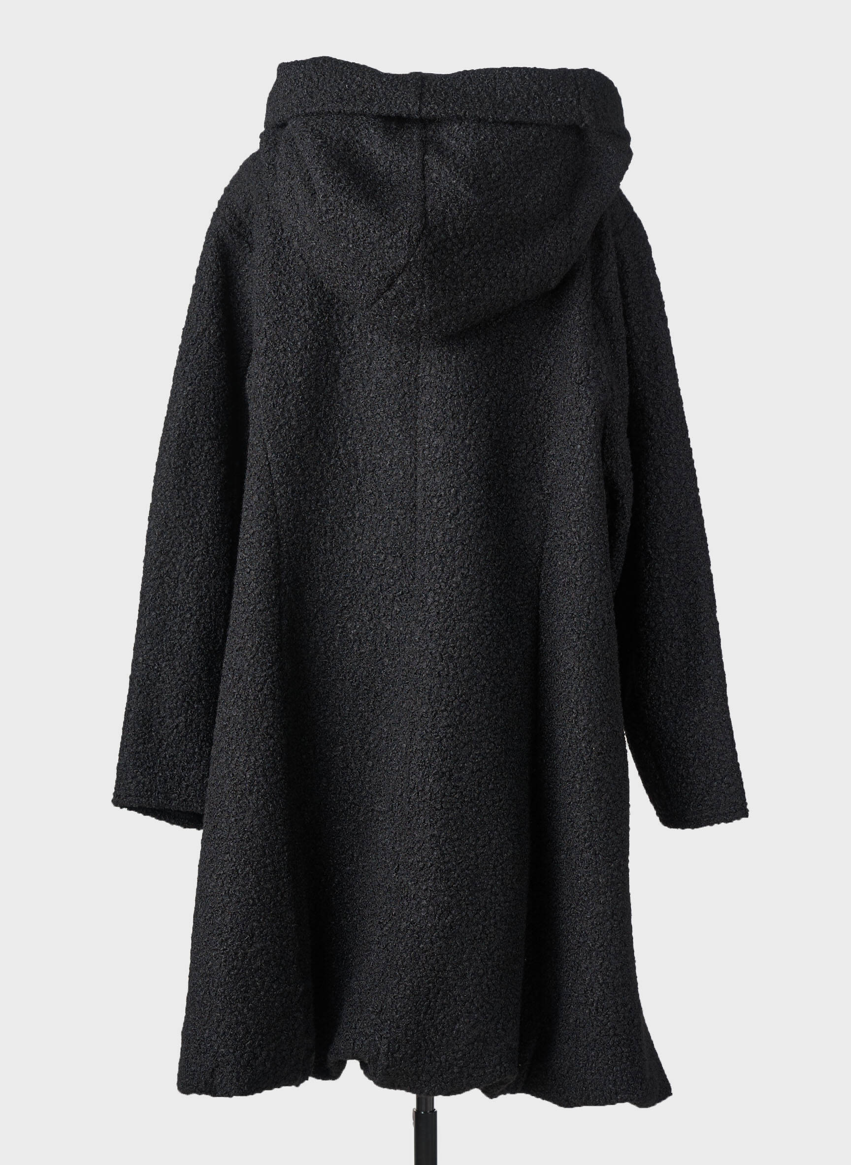 Manteau long fermeture boutonnée sur le devant sans capuche noir OLIVER JUNG femme