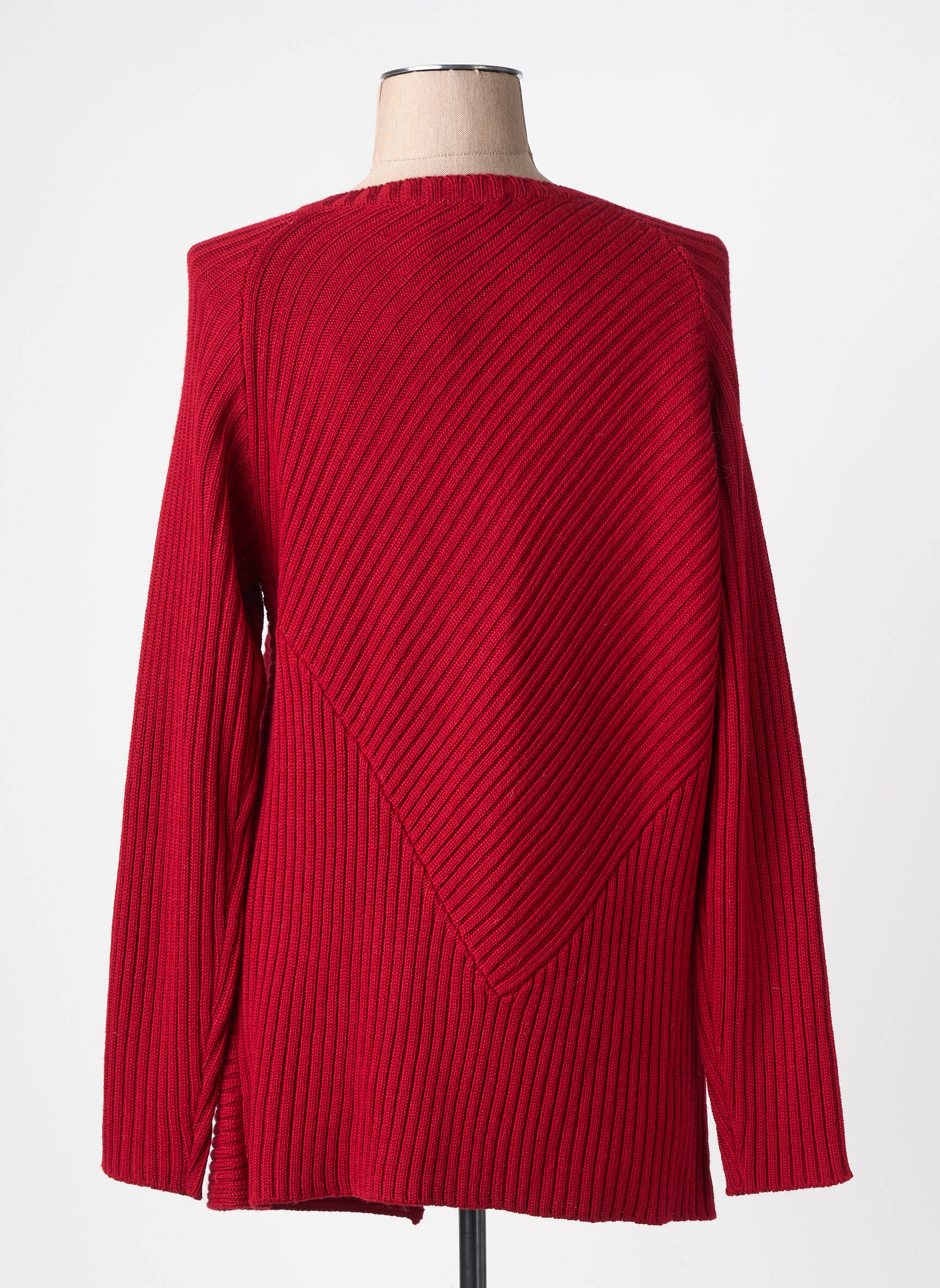 Gilet manches longues stretch rouge FRED SABATIER femme
