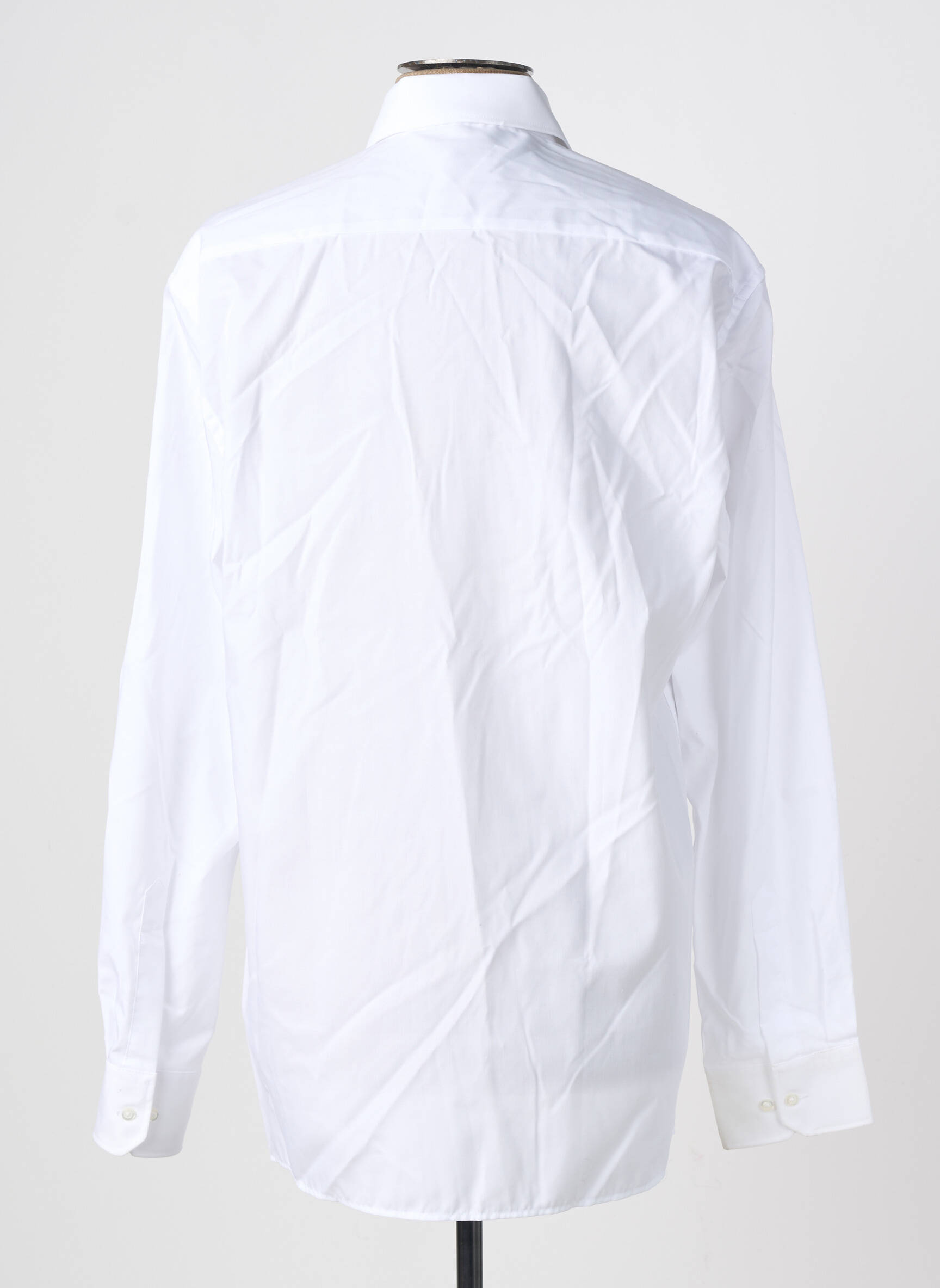Chemise manches longues poches blanc ETERNA homme