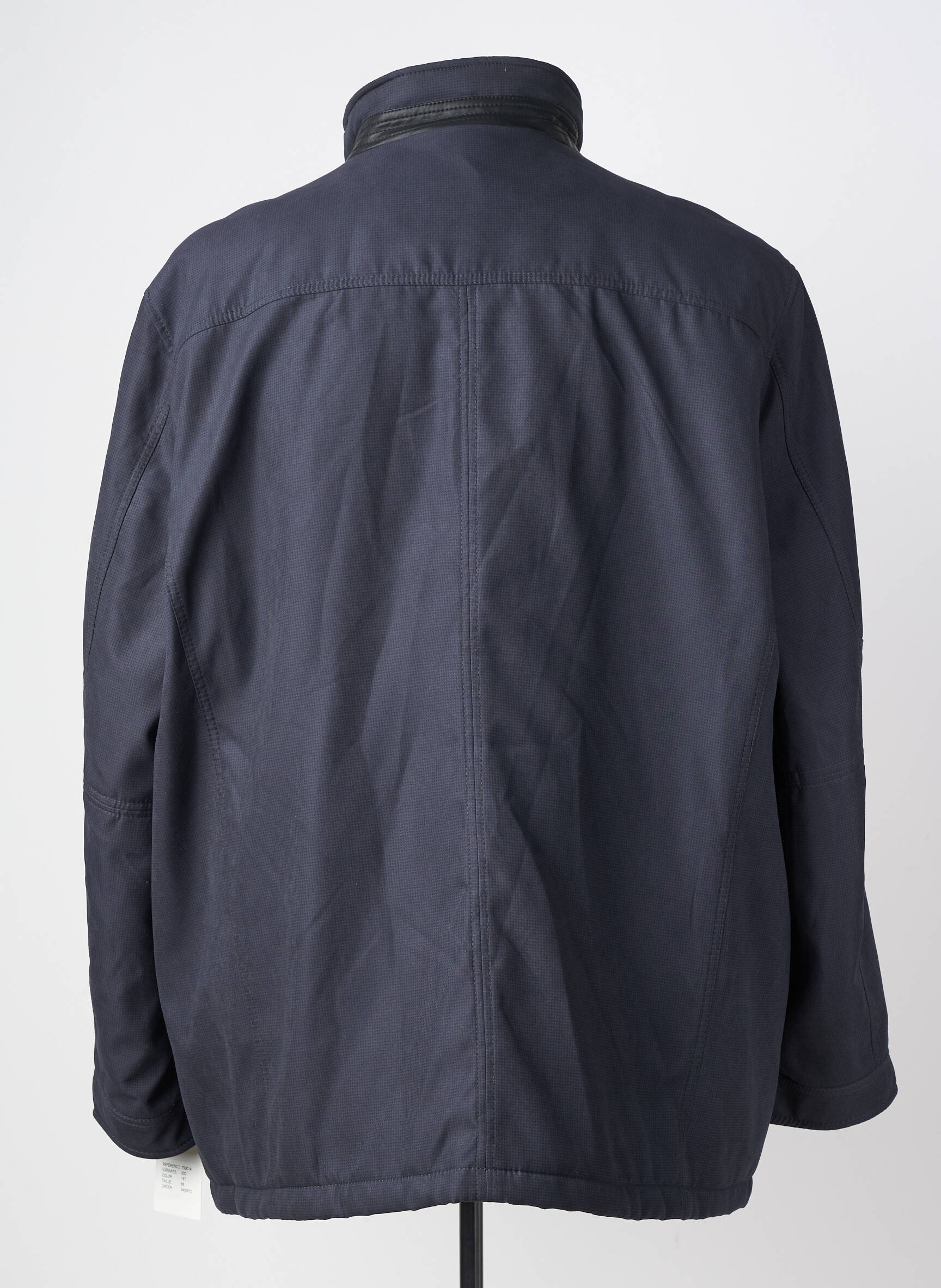 Doudoune poches sans capuche bleu CASUAL SPIRIT homme