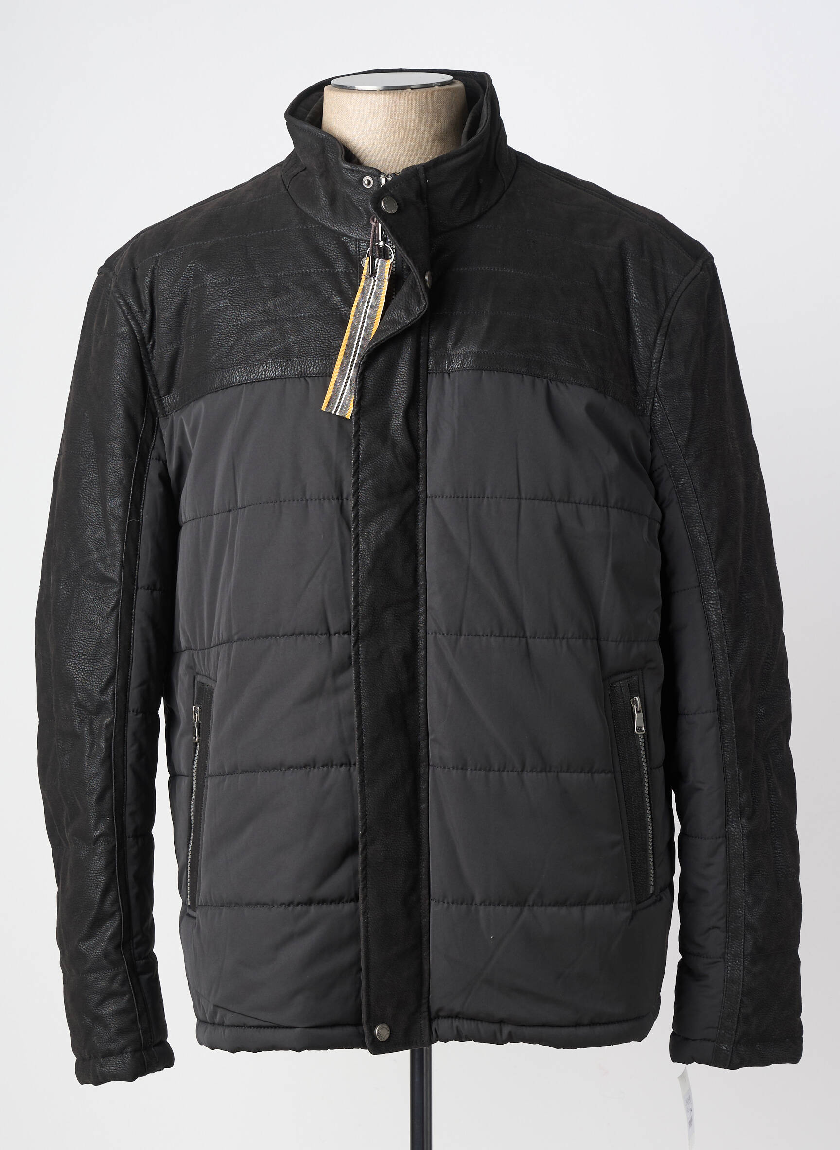 Doudoune poches sans capuche noir PETER COFOX homme