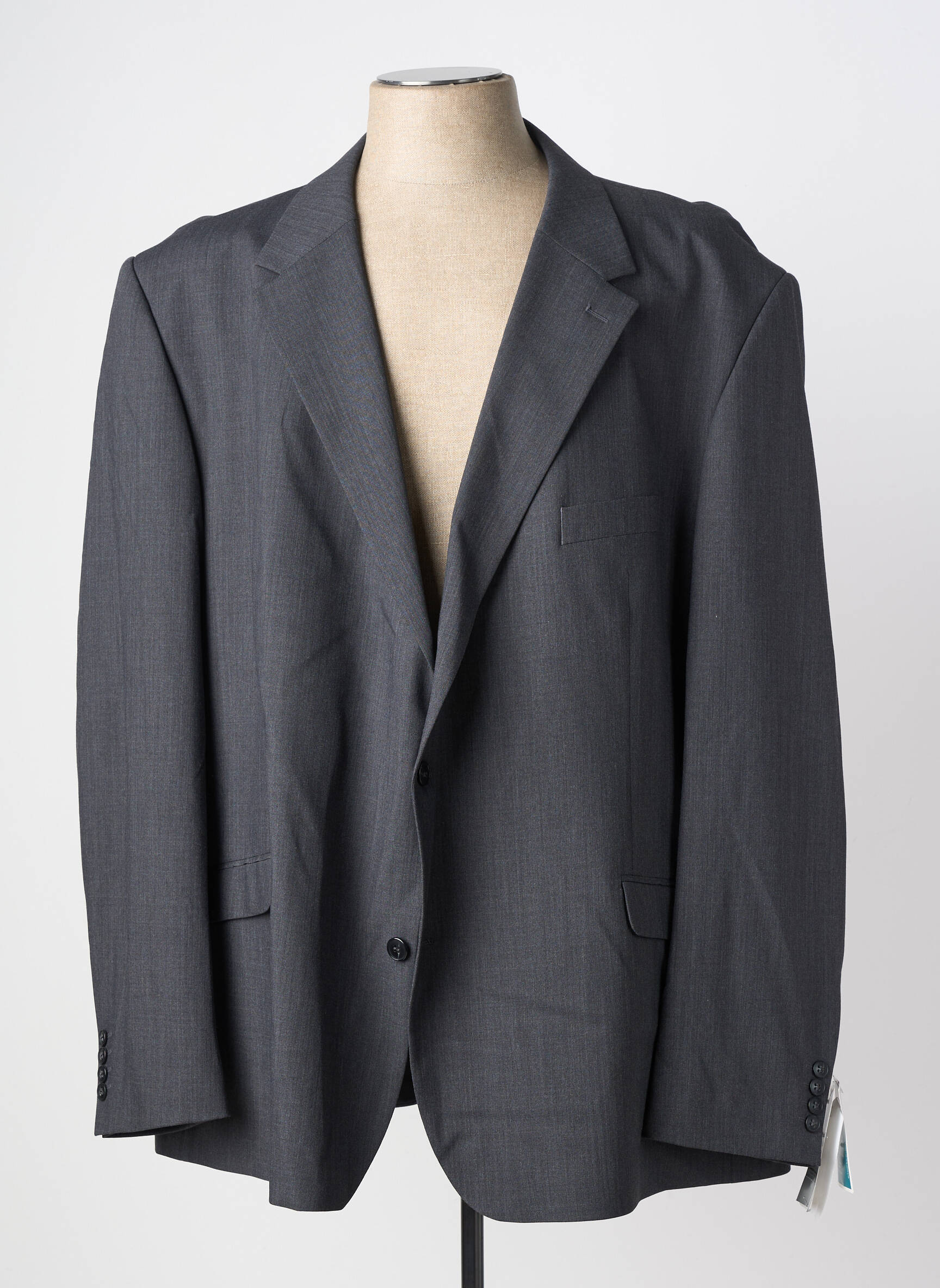 Blazer tissage chiné gris LUIGI MORINI homme