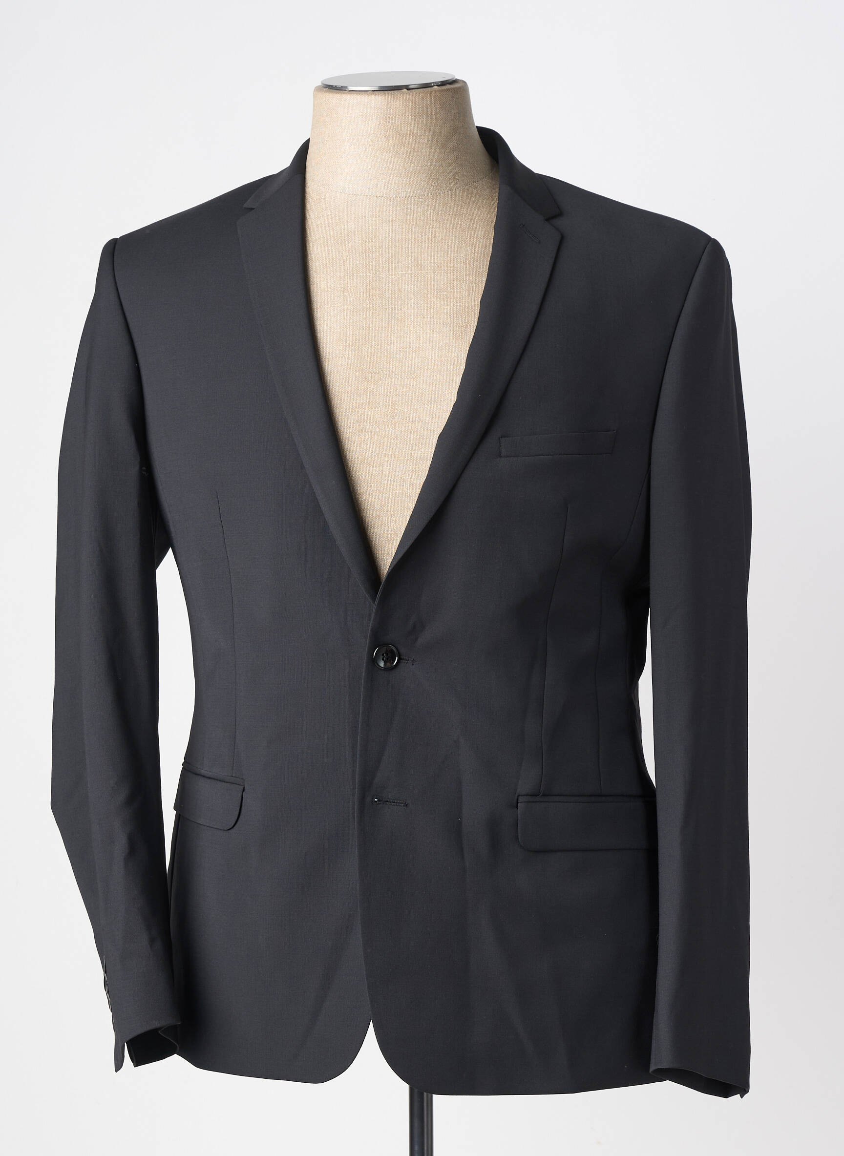 Blazer coupe cintrée noir KAMAO homme