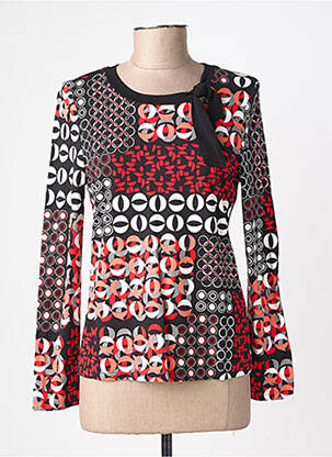 T-shirt manches longues manches longues noir BARBARA LEBEK femme