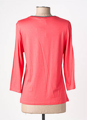 T-shirt manches 3/4 manches 3/4 rose BARBARA LEBEK femme