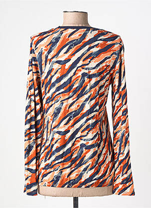T-shirt manches longues manches longues orange BARBARA LEBEK femme