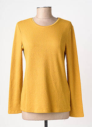 T-shirt manches longues manches longues jaune BARBARA LEBEK femme