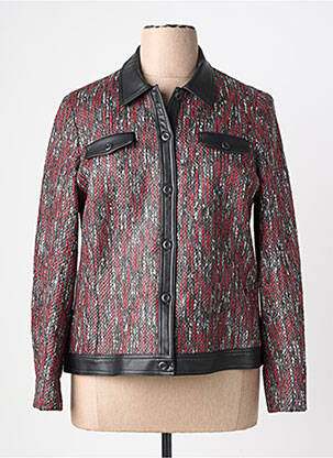 Veste casual poches rouge GUY DUBOUIS femme