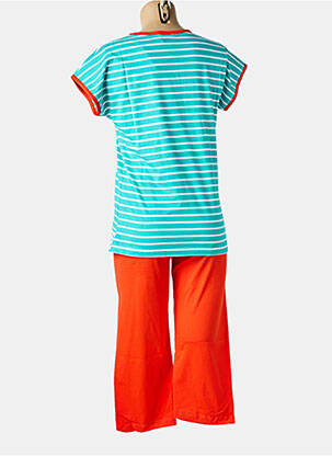 Pyjama manches courtes bleu ROSE POMME femme
