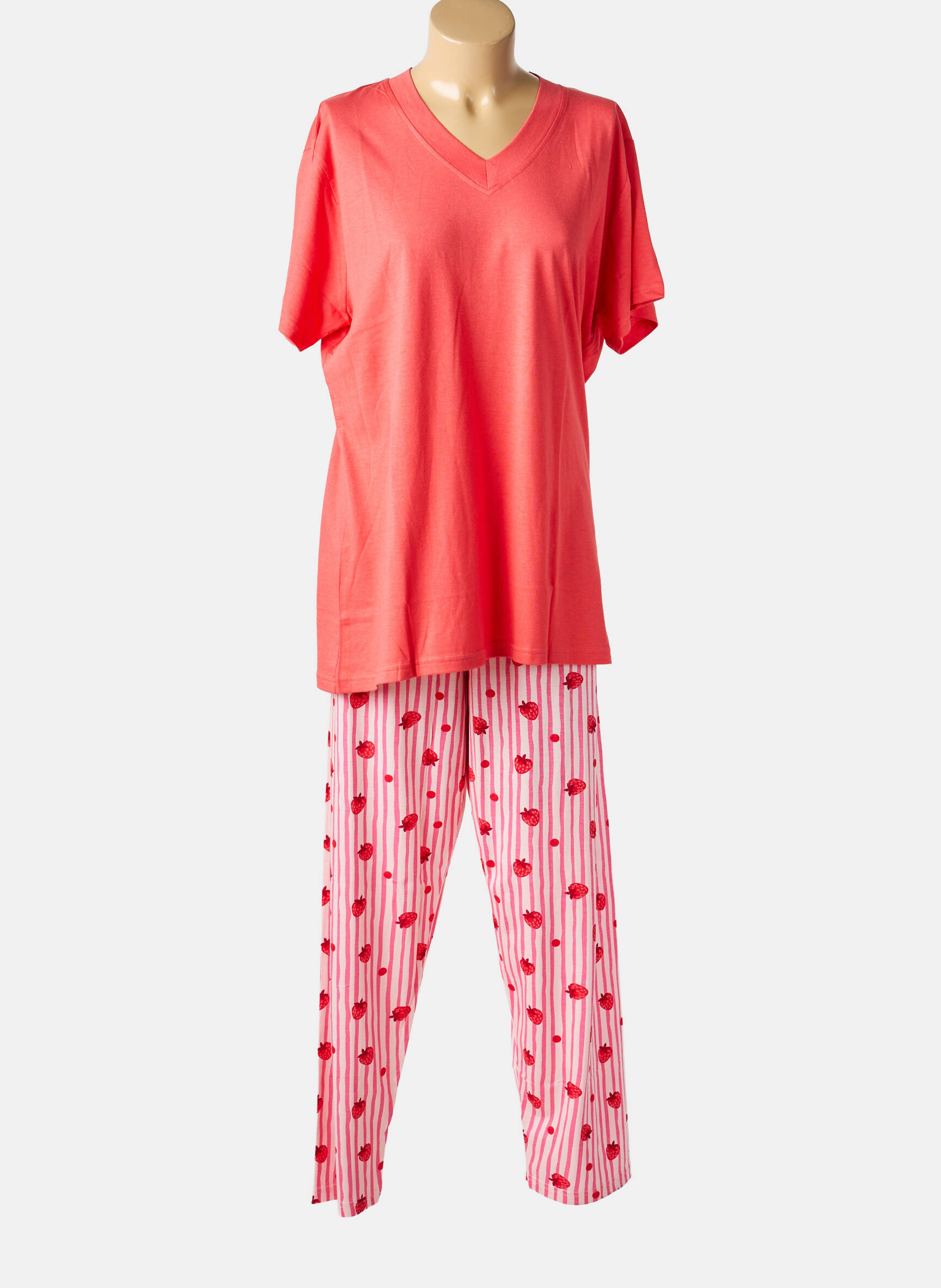 Pyjama manches courtes rose ROSE POMME femme