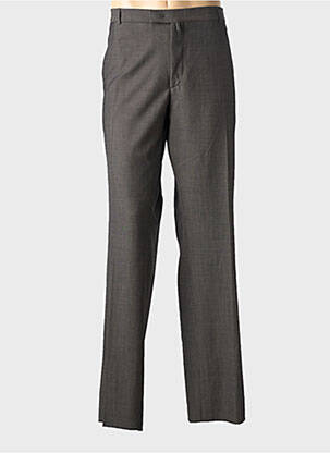 Pantalon droit coupe droite gris BRUNO SAINT HILAIRE homme
